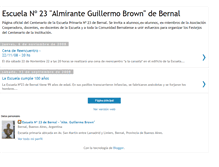 Tablet Screenshot of escuela23debernal.blogspot.com