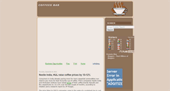 Desktop Screenshot of coffeesbar.blogspot.com