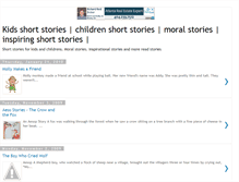 Tablet Screenshot of kids-short-stories.blogspot.com