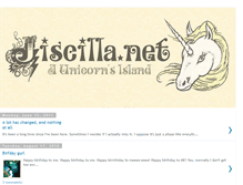 Tablet Screenshot of jiscilla.blogspot.com