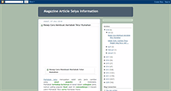 Desktop Screenshot of magazinearticleseiya.blogspot.com