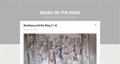 Desktop Screenshot of bearsontheroad.blogspot.com