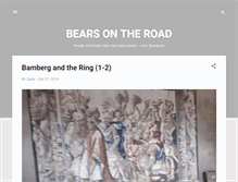 Tablet Screenshot of bearsontheroad.blogspot.com