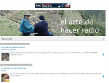 Tablet Screenshot of haciendoradio.blogspot.com