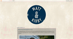 Desktop Screenshot of mattandkirby.blogspot.com