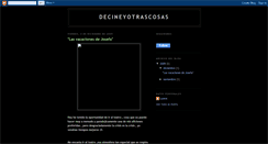 Desktop Screenshot of dcineyotrascosas.blogspot.com