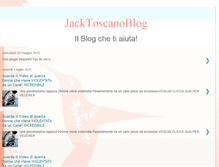 Tablet Screenshot of jacktoscanoblog.blogspot.com