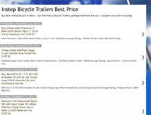 Tablet Screenshot of instepbicycletraileres.blogspot.com