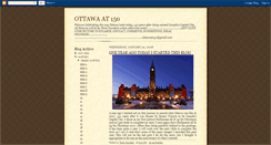 Desktop Screenshot of ottawaat150.blogspot.com