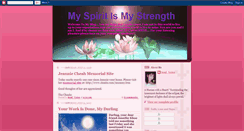 Desktop Screenshot of my-spirit-is-my-strength.blogspot.com