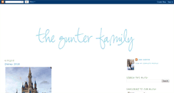 Desktop Screenshot of ourgunterfamily.blogspot.com