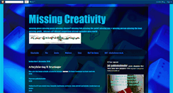 Desktop Screenshot of missingcreativity.blogspot.com