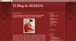 Desktop Screenshot of elblogdemierda.blogspot.com