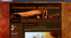 Desktop Screenshot of cynamonowe-podniebienie.blogspot.com