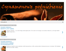 Tablet Screenshot of cynamonowe-podniebienie.blogspot.com