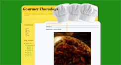Desktop Screenshot of gourmetthursdays.blogspot.com