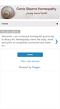 Mobile Screenshot of carriestearnshomeopath.blogspot.com