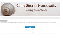 Tablet Screenshot of carriestearnshomeopath.blogspot.com