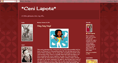 Desktop Screenshot of cenilapota.blogspot.com