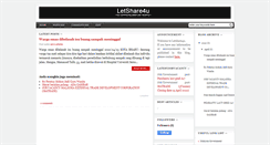 Desktop Screenshot of letshare4u.blogspot.com