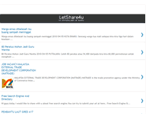 Tablet Screenshot of letshare4u.blogspot.com