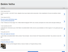 Tablet Screenshot of belemvelho.blogspot.com