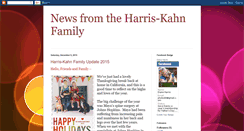 Desktop Screenshot of harris-kahnfam.blogspot.com