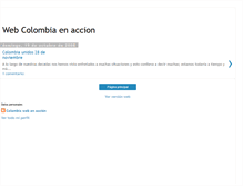 Tablet Screenshot of colombiaenweb.blogspot.com