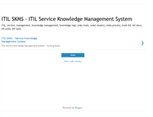 Tablet Screenshot of itilskms.blogspot.com