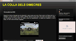 Desktop Screenshot of lacolladelsdimecres.blogspot.com