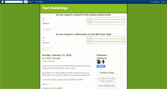 Desktop Screenshot of carlbainbridge.blogspot.com