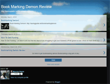 Tablet Screenshot of bookmarkingdemon-2.blogspot.com