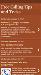 Mobile Screenshot of freecallingtips.blogspot.com