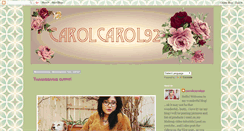 Desktop Screenshot of carolcarol92.blogspot.com