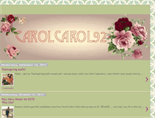 Tablet Screenshot of carolcarol92.blogspot.com