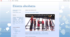 Desktop Screenshot of coroekintza.blogspot.com