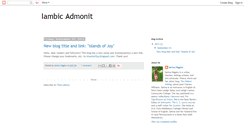 Desktop Screenshot of iambicadmonit.blogspot.com