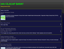 Tablet Screenshot of info-cilacap-barat.blogspot.com