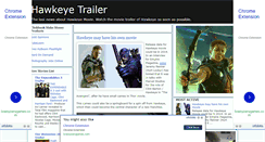 Desktop Screenshot of hawkeye-movie-trailer.blogspot.com