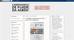 Desktop Screenshot of campeonatodepokerdaasbem.blogspot.com