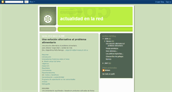 Desktop Screenshot of actualidadenlared.blogspot.com