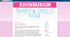 Desktop Screenshot of edinburghbabyandchildfair.blogspot.com