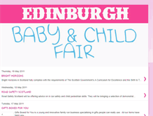 Tablet Screenshot of edinburghbabyandchildfair.blogspot.com