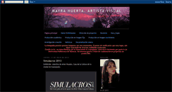 Desktop Screenshot of mayrahuerta.blogspot.com