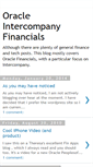 Mobile Screenshot of intercompanyfinancials.blogspot.com