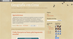 Desktop Screenshot of geografiaemcena.blogspot.com
