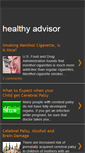 Mobile Screenshot of healthy-advisor.blogspot.com