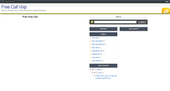 Desktop Screenshot of freevoipphonecall.blogspot.com