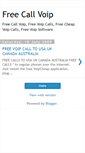 Mobile Screenshot of freevoipphonecall.blogspot.com