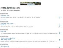 Tablet Screenshot of myholdemtips.blogspot.com